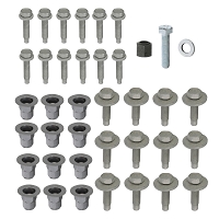 Tubular Side Step Mounting Hardware Kit For 2013-2019 Dodge Ram 1500/2500/3500/4500/5500 68193128AB; 68193128AA